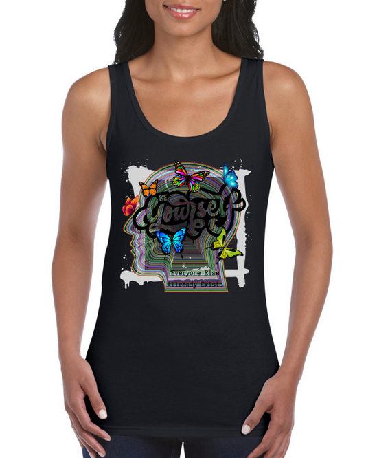 Premium Women Softstyle Tank Top "Be Yourself"