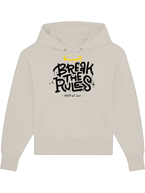 Premium Heavy Cotton Hoodie "Break The Rules"