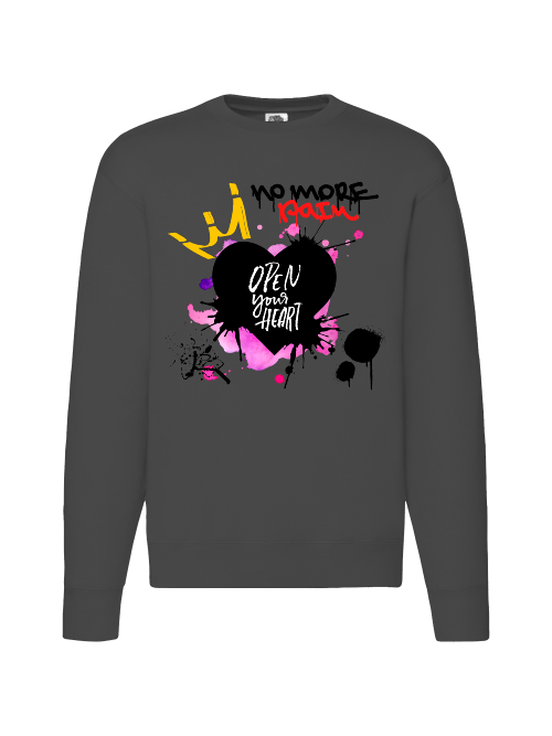 Premium Unisex Crew Neck Sweater Modell 2 "No.More.Pain."