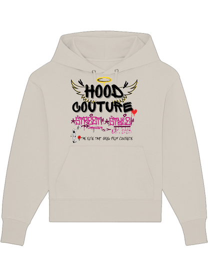 Premium Heavy Cotton Hoodie "Hood Angel The Rose"