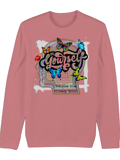 Premium Unisex Crew Neck Sweatshirt "Be Yourself"