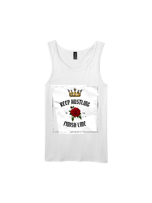 Premium Softstyle Tank Top Men "Keep Hustling"