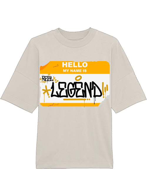 Oversized Unisex Premium T-Shirt "My Name Is Legend"