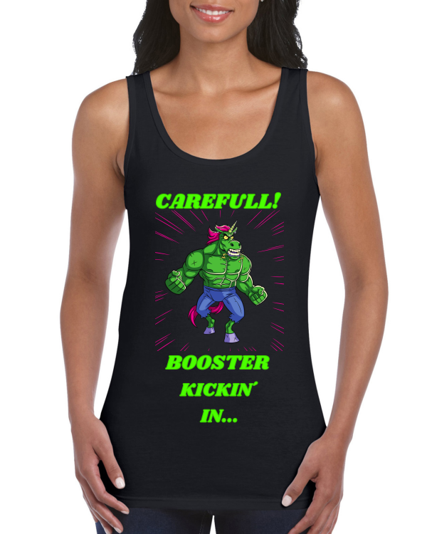 Premium Women Softstyle Tank Top "Booster Kickin"