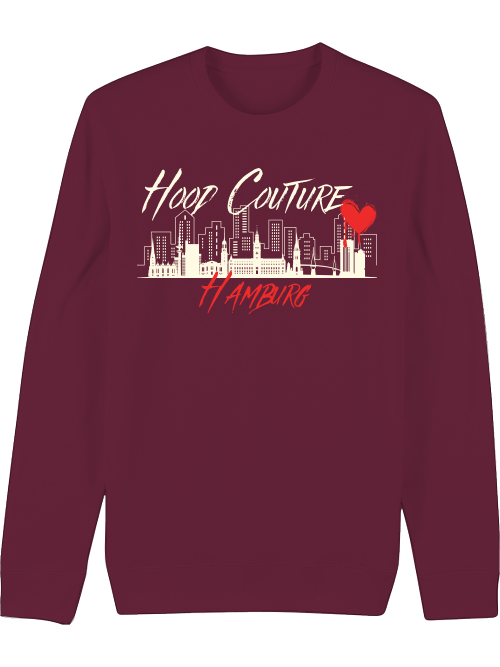 Premium Unisex Crew Neck Sweatshirt "Hood Couture By Night"