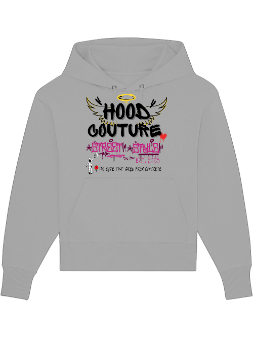 Premium Heavy Cotton Hoodie "Hood Angel The Rose"
