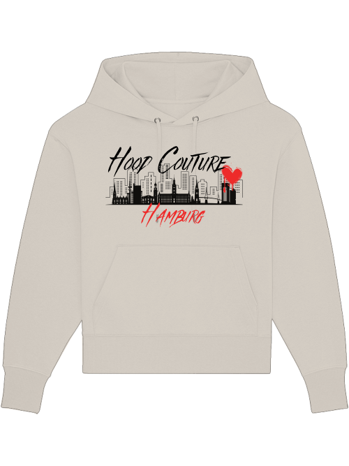 Premium Heavy Cotton Unisex Hoodie "Hood Couture Hamburg"