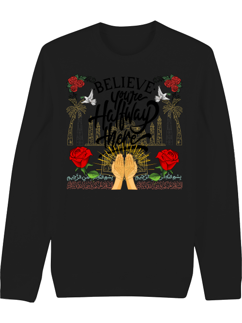 Premium Unisex Crew Neck Sweatshirt "Believe"
