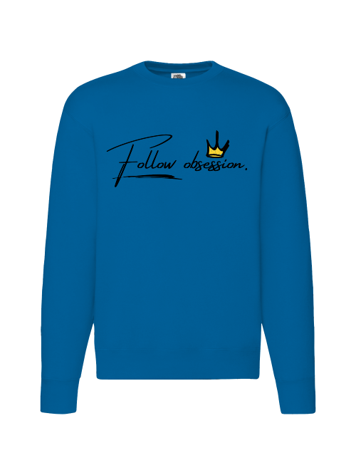 Premium Unisex Crew Neck Sweater Modell 2 "Follow Obsession Men"