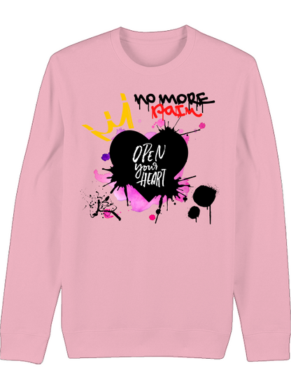 Premium Unisex Crew Neck Sweatshirt "No More Pain"