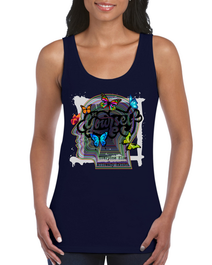 Premium Women Softstyle Tank Top "Be Yourself"