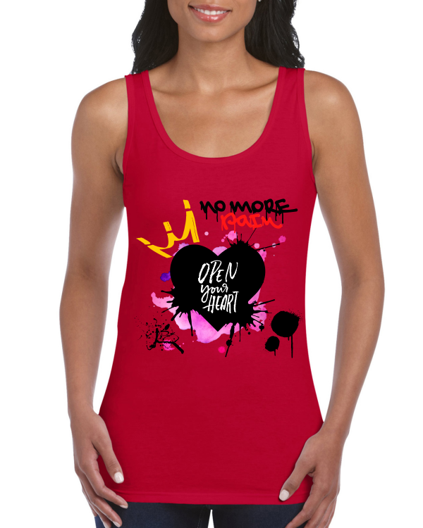 Premium Women Softstyle Tank Top "No More Pain"