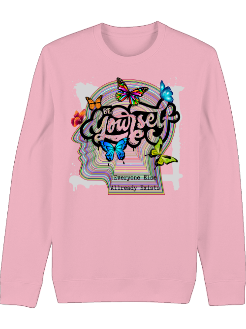 Premium Unisex Crew Neck Sweatshirt "Be Yourself"