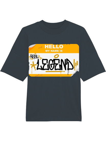 Oversized Unisex Premium T-Shirt "My Name Is Legend"