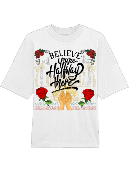 Oversized Unisex Premium T-Shirt "Believe"