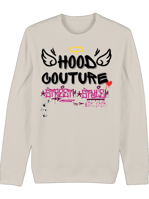 Premium Unisex Crew Neck Sweatshirt "Hood Angel Classic"