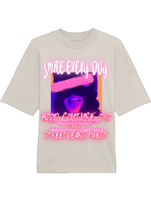 Oversized Unisex Premium T-Shirt "smile.female2"