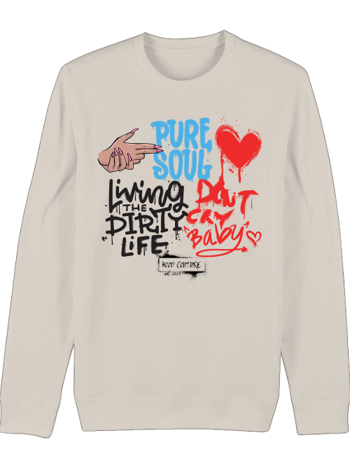 Premium Unisex Crew Neck Sweatshirt "Living The Dirty Life"