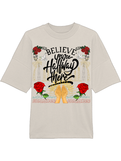 Oversized Unisex Premium T-Shirt "Believe"