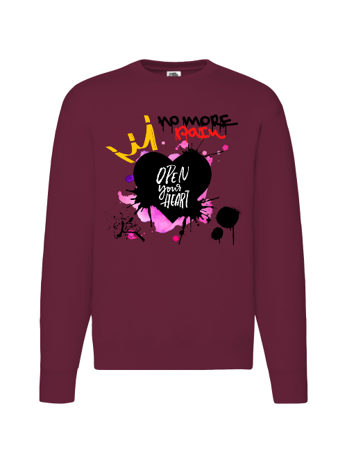 Premium Unisex Crew Neck Sweater Modell 2 "No.More.Pain."