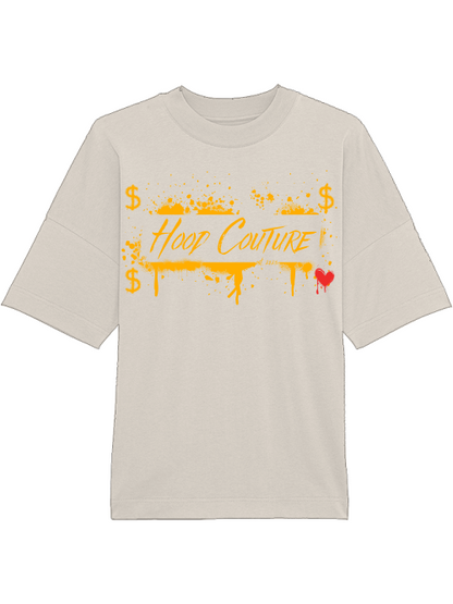 Oversized Unisex Premium T-Shirt "Hood Money Couture"