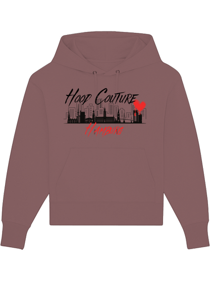 Premium Heavy Cotton Unisex Hoodie "Hood Couture Hamburg"