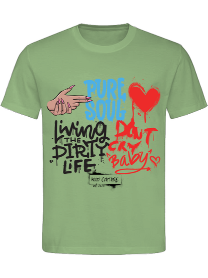 Classic Unisex T-Shirt "Living the dirty life"