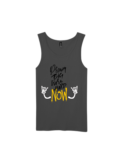 Premium Softstyle Tank Top Men "Dream Big Work Hard NOW"
