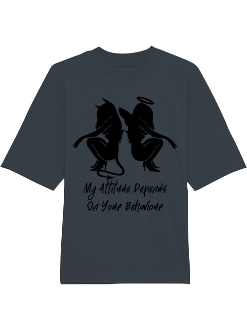 Oversized Unisex Premium T-Shirt "My Attitude"