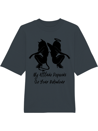 Oversized Unisex Premium T-Shirt "My Attitude"