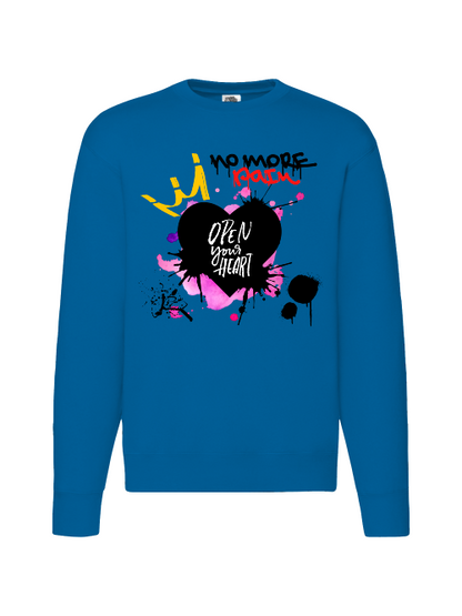 Premium Unisex Crew Neck Sweater Modell 2 "No.More.Pain."