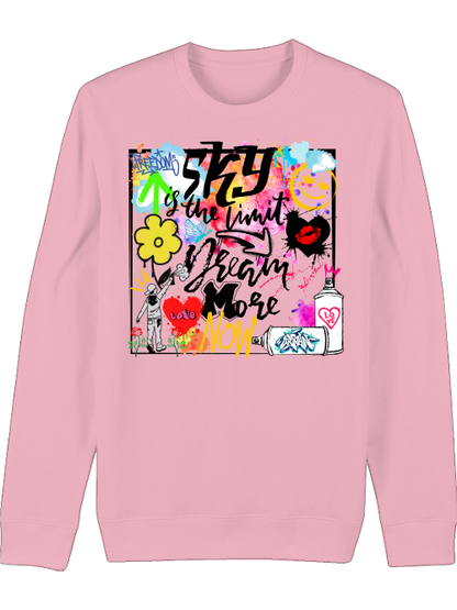 Premium Unisex Crew Neck Sweatshirt "Sky Is The Limit"