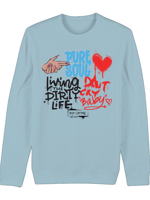 Premium Unisex Crew Neck Sweatshirt "Living The Dirty Life"