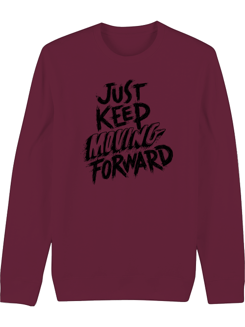 Premium Unisex Crew Neck Sweatshirt "Keep Moving Forward"