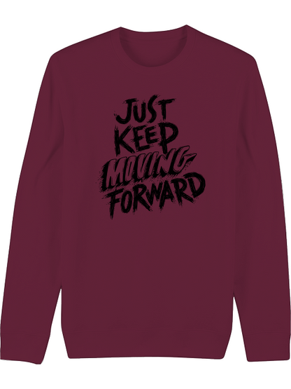 Premium Unisex Crew Neck Sweatshirt "Keep Moving Forward"