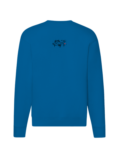Premium Unisex Crew Neck Sweater Modell 2 "No More Pain"