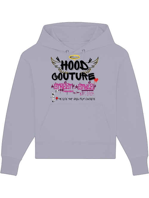 Premium Heavy Cotton Hoodie "Hood Angel The Rose"