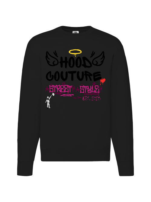 Premium Unisex Crew Neck Sweater Modell 2 "Hood Angel Classic"