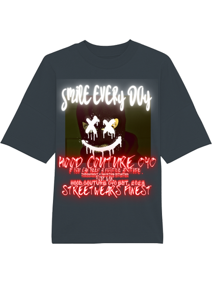 Oversized Unisex Premium T-Shirt "smile every day original"