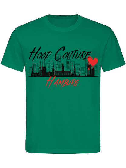 Classic Unisex T-Shirt "Hood Couture Hamburg rot"