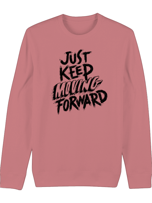 Premium Unisex Crew Neck Sweatshirt "Keep Moving Forward"