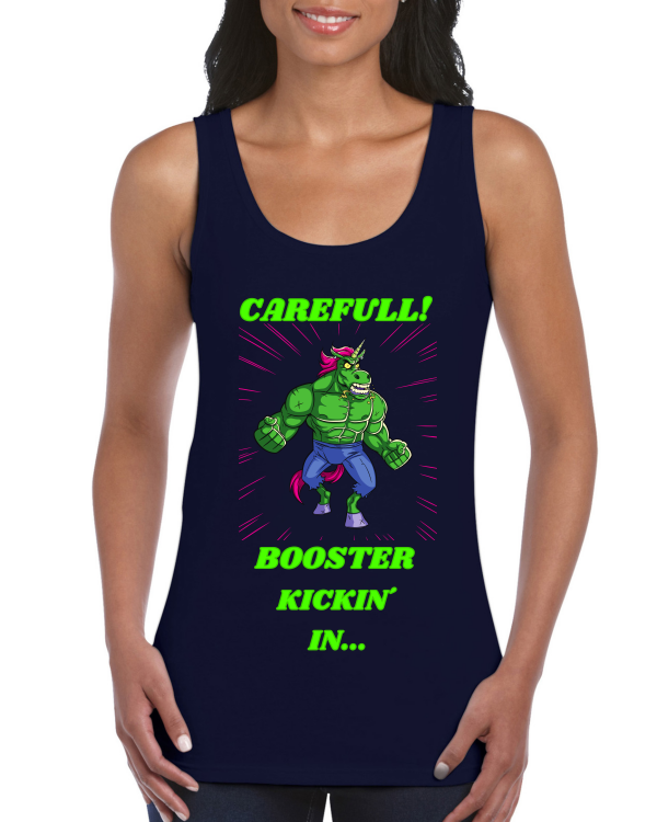 Premium Women Softstyle Tank Top "Booster Kickin"