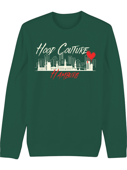 Premium Unisex Crew Neck Sweatshirt "Hood Couture By Night"
