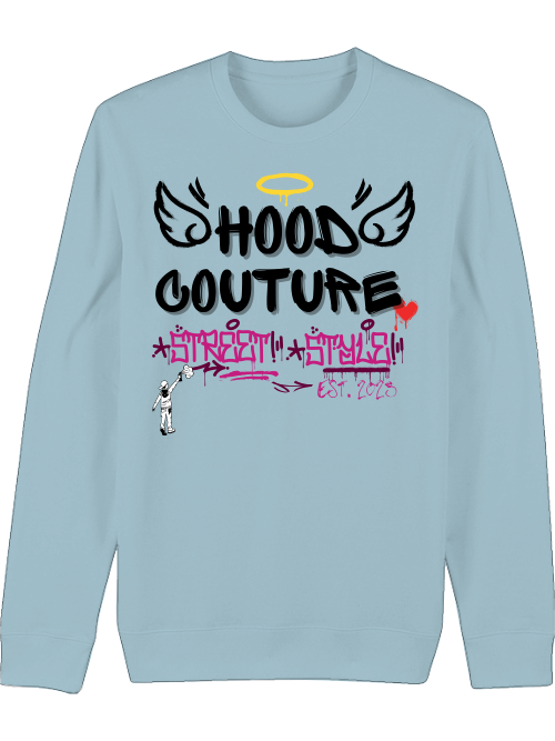 Premium Unisex Crew Neck Sweatshirt "Hood Angel Classic"