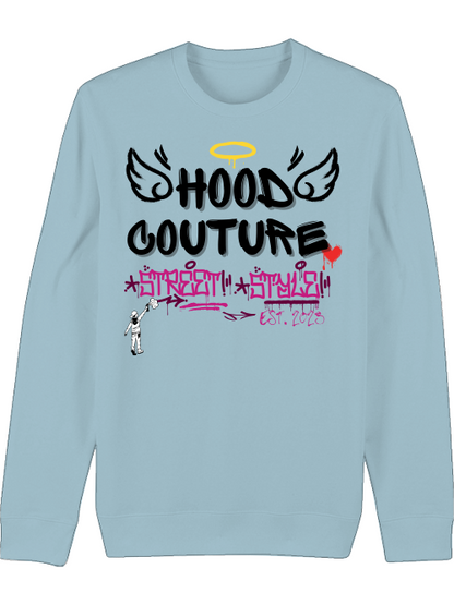 Premium Unisex Crew Neck Sweatshirt "Hood Angel Classic"