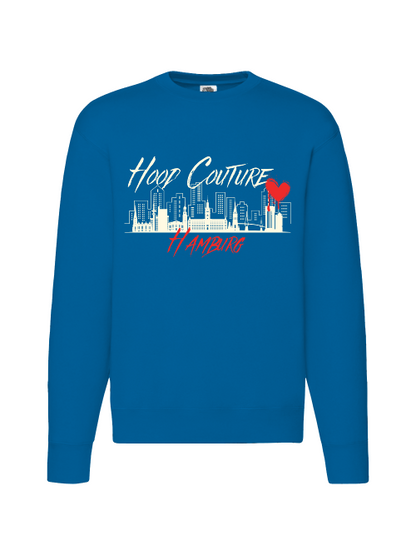 Premium Unisex Crew Neck Sweater Modell 2 "Hood Couture by Night"