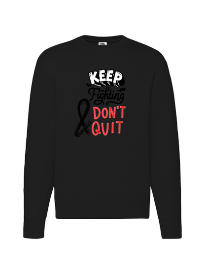 Premium Unisex Crew Neck Sweater Modell 2 "Keep Fighting"