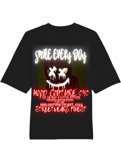 Oversized Unisex Premium T-Shirt "smile every day original"