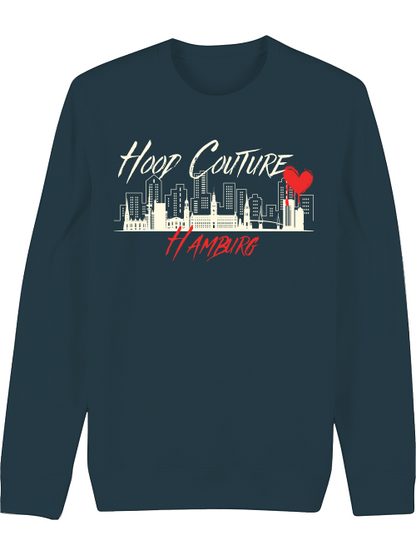 Premium Unisex Crew Neck Sweatshirt "Hood Couture By Night"