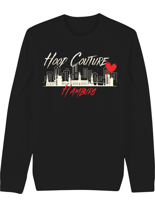 Premium Unisex Crew Neck Sweatshirt "Hood Couture By Night"